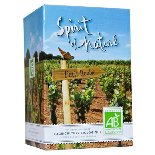 [WITHER-ACW/] Domaine Petit Roubié - Spirit of Nature Blanc BIB 5 L  Bio